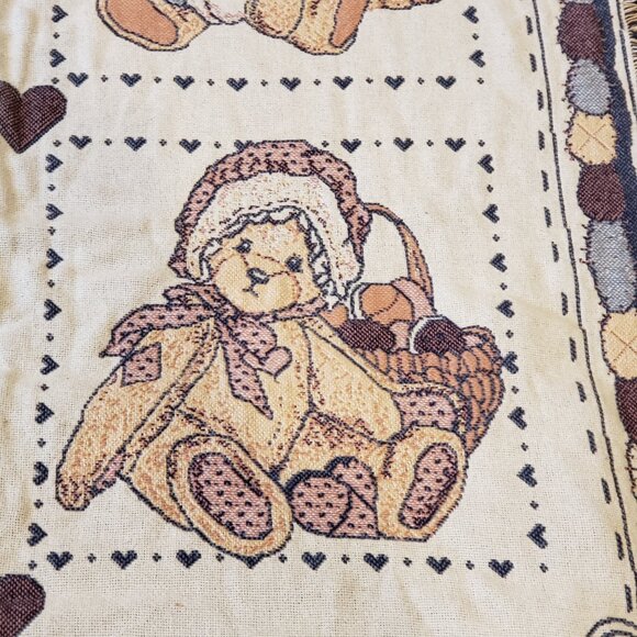 Cherished Teddies Throw Blanket 48x66 - Picture 5 of 7